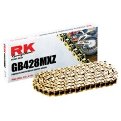RK MXZ4 Heavy Duty Drive Chain -UFO Sales Store gold 428