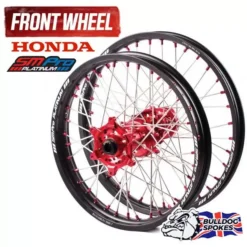 SM Pro Platinum Motocross Front Wheel - Honda Red Black Red -UFO Sales Store honda black red front jpg