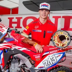 Supersprox Stealth Rear Sprocket Honda CR CRF XR - Gold -UFO Sales Store hrc 243 1 jpg