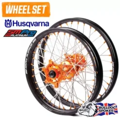 SM Pro Platinum Motocross Wheel Set - Husqvarna Orange Black Orange 7 SM Pro Platinum Motocross Wheel Set - Husqvarna Orange Black Orange -UFO Sales Store husky black orange set jpg