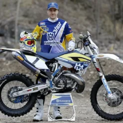 Supersprox Rear Sprocket Husqvarna CR WR TC TE - Bronze -UFO Sales Store husqvarna factory team bike action shot graham jarvis jpg