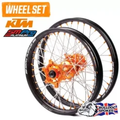 SM Pro Platinum Motocross Wheel Set KTM - Orange Black -UFO Sales Store ktm black orange set jpg