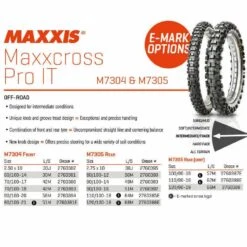 Maxxis MaxxCross IT M7305 Rear Tyre -UFO Sales Store maxxis 6