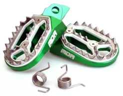 MDR Pro Bite Footpegs Kawasaki KX 65 (02-On) KX 85 (01-On) KX 100 (01-On) Green