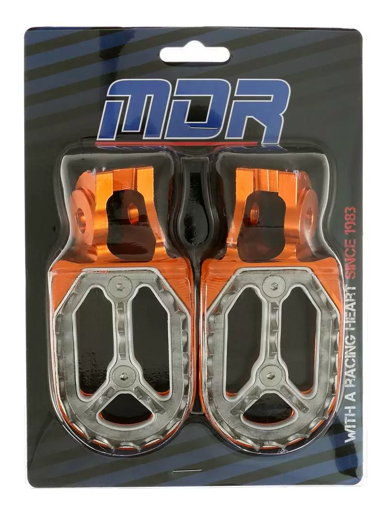MDR Pro Bite Footpegs KTM SX/SXF (2016-17) Husqvarna TC 250 (2016) - Orange 2 MDR Pro Bite Footpegs KTM SX/SXF (2016-17) Husqvarna TC 250 (2016) - Orange - Image 2