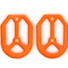 MDR Replacement Rubber For Pro Bite Footpegs - Orange