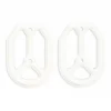 MDR Replacement Rubber For Pro Bite Footpegs - White