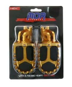MDR Pro Series Motocross Footpegs RMZ250 (07-09) 450 (05-07) 17 MDR Pro Series Motocross Footpegs RMZ250 (07-09) 450 (05-07) -UFO Sales Store mdr wide pro series foot rests gold boxed 1 jpg