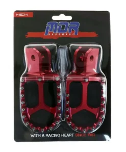 MDR Pro Series Motocross Footpegs RMZ250 (07-09) 450 (05-07) 19 MDR Pro Series Motocross Footpegs RMZ250 (07-09) 450 (05-07) -UFO Sales Store mdr wide pro series foot rests red boxed 1 jpg
