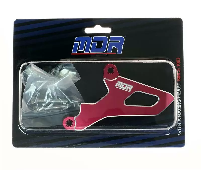 MDR Front Sprocket Cover Honda CRF 150 (07-ON) CRF 450 (05-07), CRF 450X (05-ON) - Red 2 MDR Front Sprocket Cover Honda CRF 150 (07-ON) CRF 450 (05-07), CRF 450X (05-ON) - Red - Image 2