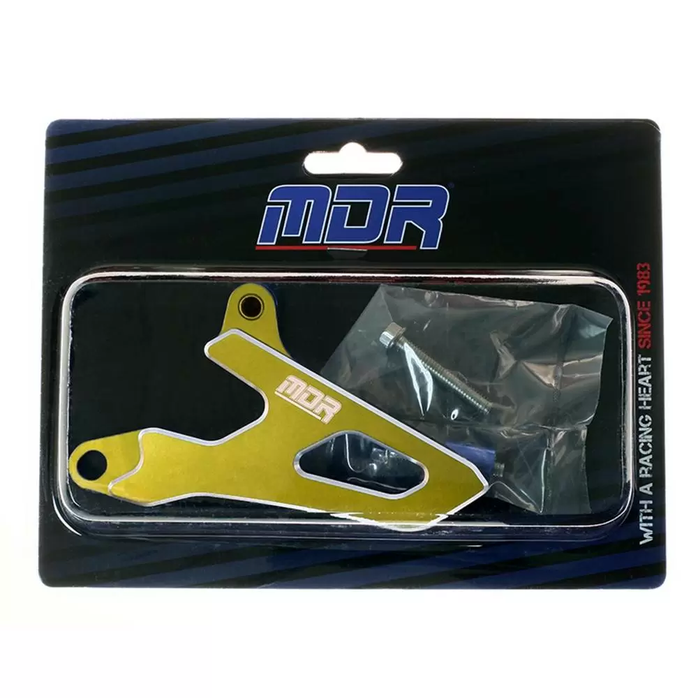 MDR Front Sprocket Cover YZ 250 (99-ON) YZF 250 (01-13) WRF 250 (01-09) RMZ 250 (07-ON), RMZ 450 (05-ON) - Gold 2 MDR Front Sprocket Cover YZ 250 (99-ON) YZF 250 (01-13) WRF 250 (01-09) RMZ 250 (07-ON), RMZ 450 (05-ON) - Gold - Image 2