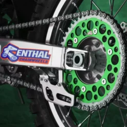 Renthal Twinring Rear Sprocket Kawasaki KX KXF KDX KLX Suzuki RMZ - Green 12 Renthal Twinring Rear Sprocket Kawasaki KX KXF KDX KLX Suzuki RMZ - Green -UFO Sales Store renthal twinring rear sprockets 1120 520 50 detail green jpg