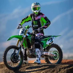 Renthal Twinring Rear Sprocket Kawasaki KX KXF KDX KLX Suzuki RMZ - Green 13 Renthal Twinring Rear Sprocket Kawasaki KX KXF KDX KLX Suzuki RMZ - Green -UFO Sales Store renthal twinring rear sprockets rider action front jpg