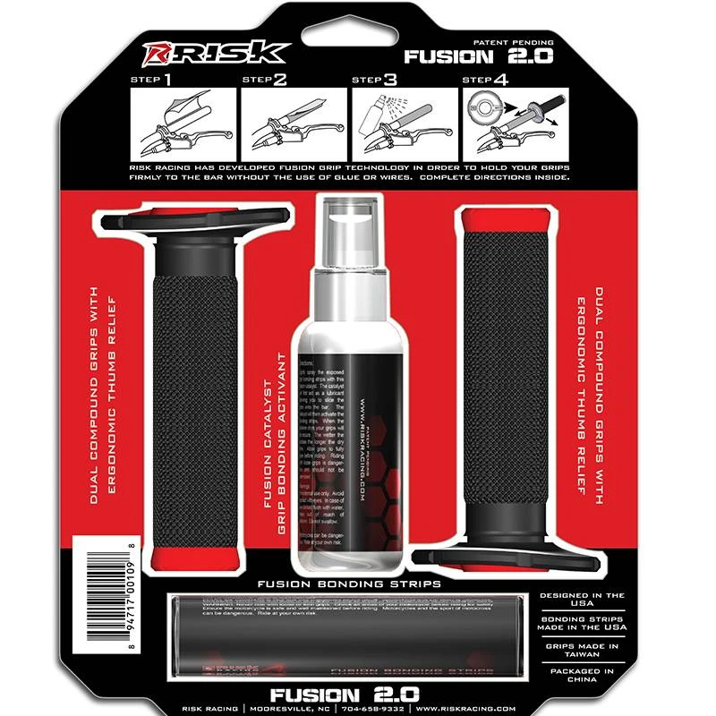 Risk Racing Fusion 2.0 Grips Tech Bonding System 6 Risk Racing Fusion 2.0 Grips Tech Bonding System - Image 6