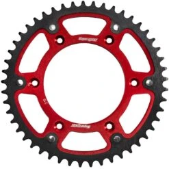 Supersprox Stealth Rear Sprocket Honda CR CRF XR - Red -UFO Sales Store rst 210 red 1