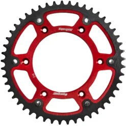 Supersprox Stealth Rear Sprocket Honda CR CRF XR - Red -UFO Sales Store rst 210 red jpg