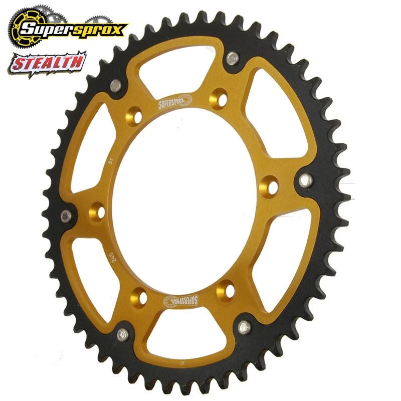 Supersprox Stealth Rear Sprocket Kawasaki KX KXF KDX KLX Suzuki RMZ - Black 1 Supersprox Stealth Rear Sprocket Kawasaki KX KXF KDX KLX Suzuki RMZ - Black