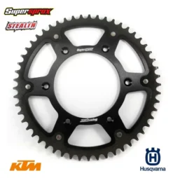 Supersprox Stealth Rear Sprocket KTM SX SX-F EXC EXC-F Husqvarna TC FC TE FE - Black -UFO Sales Store rst 990 50 blk jpg