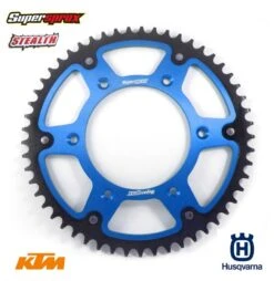 Supersprox Stealth Rear Sprocket KTM SX SX-F EXC EXC-F Husqvarna TC FC TE FE - Blue -UFO Sales Store rst 990 blue main