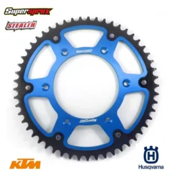 Supersprox Stealth Rear Sprocket KTM SX SX-F EXC EXC-F Husqvarna TC FC TE FE - Blue -UFO Sales Store rst 990 blue main jpg