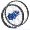 SM Pro Platinum Motocross Front Wheel - Kawasaki Blue Black Blue