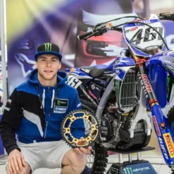 Supersprox Stealth Rear Sprocket Yamaha YZ YZF WRF - Gold -UFO Sales Store supersprox rear stealth sprocket on yamaha jpg