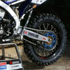 Supersprox Stealth Rear Sprocket Yamaha YZ YZF WRF - Blue -UFO Sales Store supersprox yamaha action shot 1 jpg